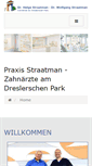 Mobile Screenshot of praxis-straatman.de