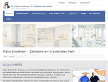Tablet Screenshot of praxis-straatman.de